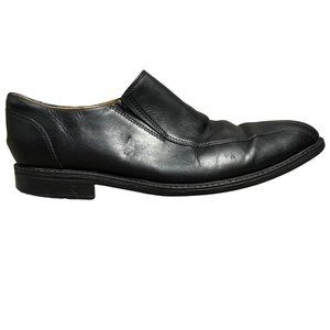 Clarks Collection 22862 Bicycle Toe Black Leather Slip On Loafer Shoes Mens 12 M
